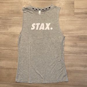 Stax Grey Tank Top Workout